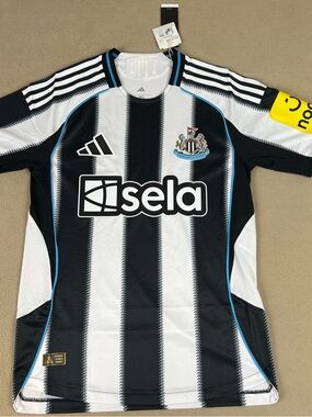 Adidas Newcastle United FC 25/26 Home Soccer Jersey. Men's Sz S, JI7391